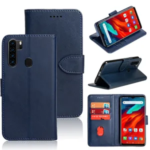 Funda con tapa para teléfono móvil Blackview, carcasa de cuero con pata de cabra para modelo A55, A50, A80, A80S, A90, A95, A100, A7, A70 Pro