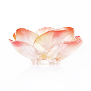 Porte-encens en cristal Fleur de Prunier de Février, sculpté à la main par procédé de dégommage, support de méditation Feng Shui pour la maison - Product Image 4
