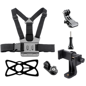 Nuevo Soporte Elástico Ajustable 6 en 1 para Teléfono Celular, Clip Rápido para Teléfono Móvil, Correa de Pecho para Cámara de Acción, Arnés para <span class=keywords><strong>GoPro</strong></span> <span class=keywords><strong>11</strong></span> 10 - Product Image 1