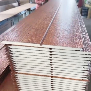 モダンな金属断熱壁パネル外装軽量スチール彫刻サンドイッチパネル屋外用カスタマイズ可能 - Product Image 2