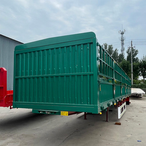 Vente directe d'usine, semi-<span class=keywords><strong>remorque</strong></span> à 3 essieux <span class=keywords><strong>pour</strong></span> le transport de bétail, moutons, porcs et animaux - Product Image 4