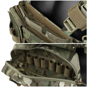 Chaleco Táctico ARTEX MK4 con Portacargadores 5.56/7.62, Bolsa Lateral Molle y Bolsa Colgante para Entrenamiento al Aire Libre - Product Image 3