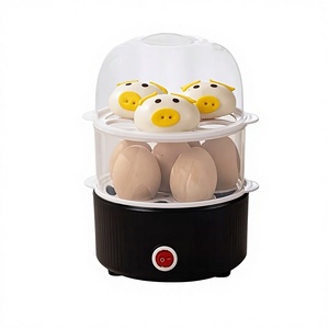 Mrs. Han <strong>Electric</strong> Egg <strong>Steamer</strong> Boiler Anti-dry Burning Power-off Thick Imported Food-grade PP Home Student Dormitory Fried - Product Image 1
