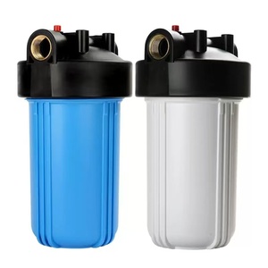 Lớn màu xanh 10 và 20 inch lọc nước Cartridge rõ ràng nhựa RO hệ thống nhà ở với 1-năm Bảo hành toàn bộ nhà Lọc - Product Image 5