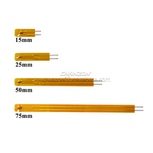 Mf55 loại NTC màng mỏng <span class=keywords><strong>thermistor</strong></span> 15mm 25mm 50mm 75mm 5K 10K 50K 100k Ohm 3950 3435 b3950 1% mf55b nhiệt điện trở - Product Image 3
