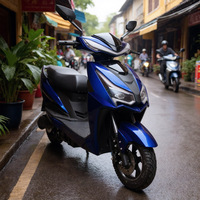 Sepeda Motor Listrik Vintage CKD EEC 10/12 inci 600/800W Kecepatan 50km/jam Buatan Cina