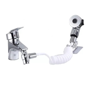 Champú para lavado <span class=keywords><strong>de</strong></span> pelo, ducha, grifo <span class=keywords><strong>de</strong></span> lavabo externo, manguera retráctil <span class=keywords><strong>de</strong></span> mano, conjunto <span class=keywords><strong>de</strong></span> cabezal <span class=keywords><strong>de</strong></span> ducha presurizado - Product Image 4