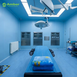 Sınıf 100 hava temizlik seviyesi sağlayan ameliyathane için tavana monte Laminar akış davlumbaz sistemi - Product Image 6