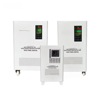 Stabilisateur de tension monophasé 220V SVC TND 100kVA à protection multiple, servo AVR LCD, entièrement en cuivre, grande puissance, équipement industriel CE