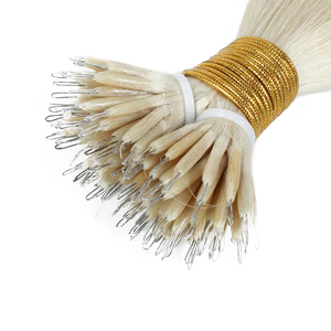 Jasmine Beauty New Arrival Nano tip hair extensions European Remy Hair Extensions Double Drawn Cuticle Aligned with Metal Tips - Product Image 2