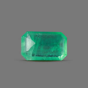 Émeraude naturelle Panna 5,08 carats, pierre précieuse verte certifiée, qualité supérieure, pour la fabrication de bijoux - Product Image 1