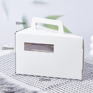 Sunshine Triangle Cake Shaped Birthday Party Creative Cookies <b>Candy</b> Gift <b>Box</b> Triangle Cake <b>Box</b> - Product Image 5