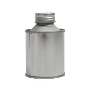带盖子的圆形锡罐橄榄油700毫升食用机油锡罐24毫米 _ 32毫米 _ 42毫米塑料盖锡罐橄榄油