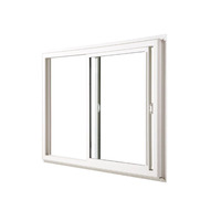 Profils en aluminium de conception la plus récente pour fenêtres coulissantes, fenêtre coulissante en aluminium avec grille simple en acier et verre