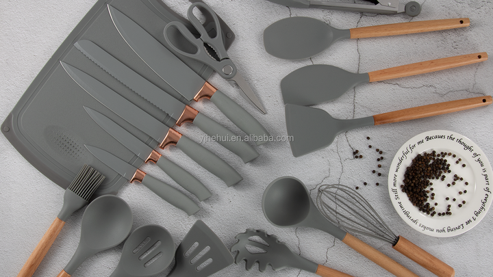 Clayre & Eef 12-delig Keukengerei met Organizer | giftsgoodies