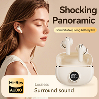 Audífonos Intrauditivos M85 de Doble Auricular, Nueva Generación de Alta Gama, Batería de Ultra Larga Duración, Cancelación de Ruido Deportiva, Resistentes al Agua IPX5, JL
