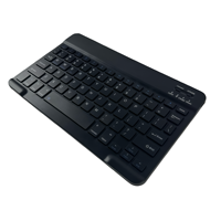 Nouveau clavier sans fil Tasso BT avec pavé tactile, interrupteurs à ciseaux, USB 3.0/Type-C, touches multimédia, matériau plastique pour tablettes iPad FCC