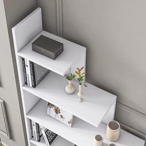 Estantería moderna de <span class=keywords><strong>madera</strong></span> para libros, mueble de sala de estar, 120 cm - Product Image 4