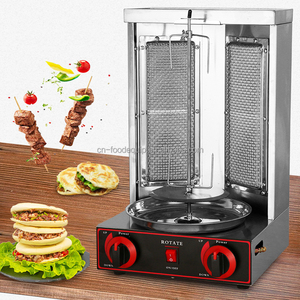 Máquina de Kebab de Gas de Dos Quemadores de Alta Calidad Directo de Fábrica, Mini Parrilla de Shawarma de Acero Inoxidable para Restaurantes y Hoteles - Product Image 2