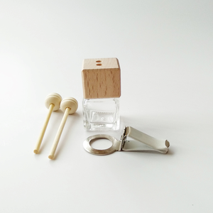 8ml Empty Glass <strong>Car</strong> Air Freshener Perfume Bottle Perfume <strong>Car</strong> <strong>Diffuser</strong> Bottle With <strong>Clip</strong> - Product Image 4