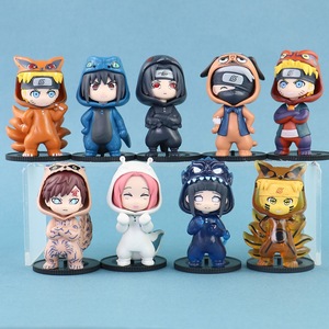 Figurines d'action en PVC, ornements de <span class=keywords><strong>voiture</strong></span>, figurines de dessins animés, animaux ninjas, boîtes mystères tendance, collection de figurines d'action, jouets personnalisables - Product Image 3