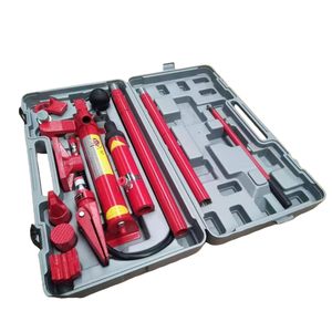 10 Ton Hydraulic Porta Power Kit Heavy Duty Auto Body Repair Jack <b>Dent</b> <b>Puller</b> Frame Straightening Tool Set - Product Image 4