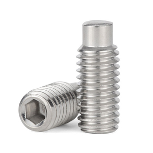 Juego de tornillos de cabeza hexagonal de cabeza plana con extremo convexo, sistema de medición de pulgadas Hastelloy de aleación de acero inoxidable, 1, 2, 2, 1, 1, 2 - Product Image 5