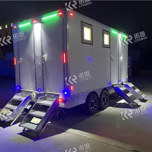 ห้องน้ำเคลื่อนที่หรูหราสำหรับรถยนต์วีไอพีกลางแจ้ง พร้อมฝักบัวอาบน้ำ ห้องสุขาแบบพกพาสำหรับรถพ่วง - Product Image 5