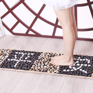 Yuhua Acu point Home Fuß <span class=keywords><strong>massage</strong></span> kissen Stein Kiesel Boden matte Glas material Finger druckplatte Badezimmer zubehör - Product Image 4