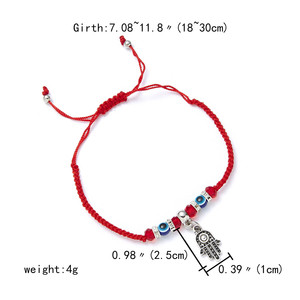 Bracelet tressé en forme d'animaux porte-bonheur, bijou de <span class=keywords><strong>Protection</strong></span> <span class=keywords><strong>contre</strong></span> le <span class=keywords><strong>mauvais</strong></span> œil, nouvelle collection - Product Image 5