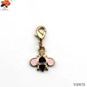 BEE STAR PLANE BEE CAR Charm with CLASP Crystal Rhinestone FOR Mary Kay woman brooch gift CUSTOM color Black Pink Brooch Pins