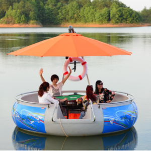 Pleasure Boat BBQ 10 People Round <b>Yacht</b> Factory Direct Sale Sightseeing Tour BBQ Boat 10 People - Product Image 1
