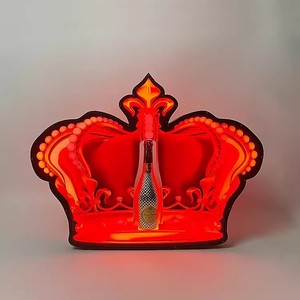 Presentador de Botellas LED Recargable con Forma de Corona, Ecológico, Contemporáneo, con Luces Intermitentes, para Bar, KTV, Bodas, con Logotipo Personalizado - Product Image 4