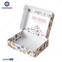 Offre spéciale Pliable de luxe marron taille personnalisée auto joint carton ondulé cadeau envoi postal boîte postale personnalisée avec logo