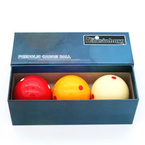 Hars Materiaal Carambole 61.5 Mm 2 3/8 "Biljart Pool Ball - 3 Stks/doos