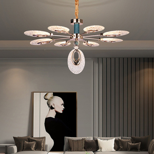 Đèn chùm sang trọng treo đèn chiếu sáng <span class=keywords><strong>LED</strong></span> trang trí ánh sáng mặt dây chuyền nhà bếp đảo - Product Image 3