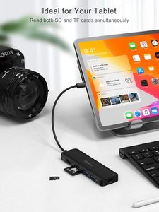Hub USB C Adaptateur HDMI PD pour <span class=keywords><strong>MacBook</strong></span> <span class=keywords><strong>Air</strong></span>/Pro Surface Pro 7/8 XPS et plus Hub Type C 6 en 1 - Product Image 3