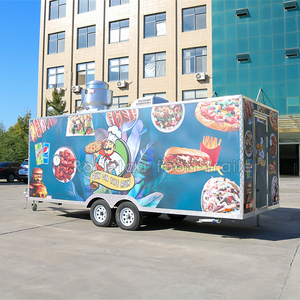 <span class=keywords><strong>Robeta</strong></span> street food trailer crêpe food truck cuisine entièrement équipée mobile boba tea hotdog cart - Product Image 5