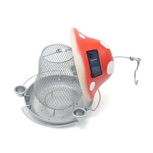 Oniya mignon champignon maison forme colibri mangeoires grande capacité suspendu à énergie solaire mangeoire à oiseaux pour l'extérieur - Product Image 3