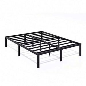 <b>Iron</b> Adjustable Foldable Full/Queen/King/Twin Bed Frame Box Spring with Modern Minimalist Design for Stable Bedroom Furniture - Product Image 1