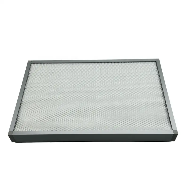 Hepa air filter metal frame high efficiency for conditioning or heating ventilation filter system product H10 H11 H12