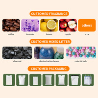 Litière Agglomérante Grise Désodorisante Sans Poussière Parfum Jasmin Certifiée ISO9001 Litière pour Chat en Bentonite Hautement Absorbante