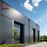 Taller de Fábrica con Estructura de Acero Prefabricada, Planta de Procesamiento Industrial con Estructura de Acero Pesado, Edificio de Almacén Metálico Personalizado