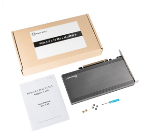 PCIe 3.1x16 bis 2 X44.2,SSDNVME SSD NGFF Adapter karte <span class=keywords><strong>IO</strong></span>-PCE2824-TM2 PCE2824 - Product Image 2