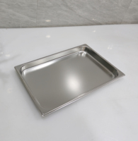 304 Edelstahl Dampfgarbehälter 1/1 Größe Gastronorm-Behälter 40MM Tiefe Schale für Restaurants