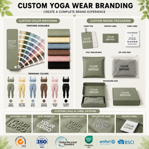 Set Rok Tenis Kustom Grosir untuk Wanita, Atasan Crop Leher Tinggi, Rok A-Line Pinggang Tinggi, Cepat Kering, Pakaian Olahraga Golf Yoga - Product Image 5