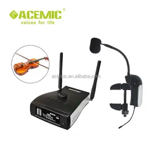 ACEMIC PR-8 VT-1 UHF Wireless Mikrofon untuk Alat Musik Gitar Piano Erhu Guzheng Cello Biola Bass Saxophone