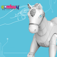 Jouet interactif pour animaux robotiques à infrarouge marchant, télécommande, cheval