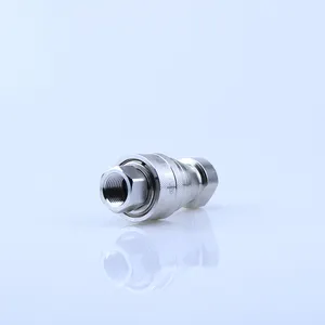 High Pressure Hydraulic Hose Fittings Iso 7241-B Stainless Steel 304 Hose Connector Hydraulic Quick Coupling Large Quantity In Stock Faster Deliver