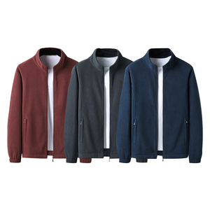 Venta caliente <span class=keywords><strong>chaqueta</strong></span> lisa de manga larga para hombres <span class=keywords><strong>Chaqueta</strong></span> de algodón de cuero al aire libre de invierno logotipo personalizado chaquetas de hombre de talla grande - Product Image 6